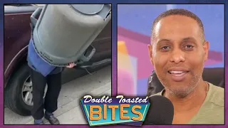 KAREN HIDES IN A TRASH CAN | Double Toasted Bites