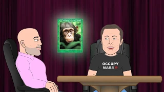 Elon Musk Chimp Moment - JRE Toons