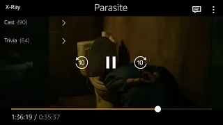 Parasite movie scene...