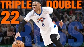 Russell Westbrook Triple Double #22 | Game Winning Shot!!! | 01.23.17