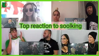 أقوى رد فعل الأجانب  Top reactions to    soolking guerilla