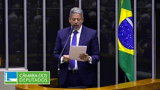 Lira faz pronunciamento durante votação da reforma tributária - 06/07/23