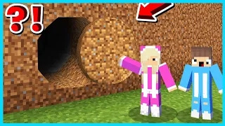 MIPAN & ZUZUZU MENEMUKAN PINTU RAHASIA PENUH MISTERI BERBENTUK BULAT DI MINECRAFT SURVIVAL!