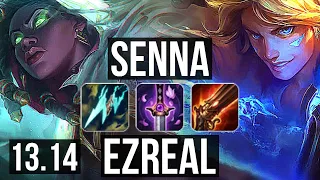 SENNA & Janna vs EZREAL & Blitzcrank (ADC) | 4/1/8, 1.6M mastery, 700+ games | EUW Diamond | 13.14