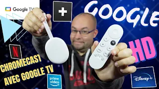 LE TOP pour le STREAMING à moins de 40€ ?! (CHROMECAST avec GOOGLE TV HD TEST)