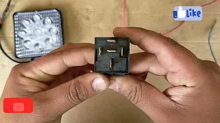 cómo conectar unos faros led con relevador.