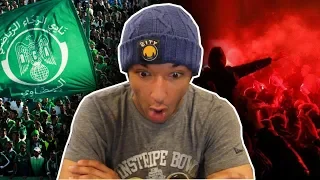 BEST ULTRAS CHANTS IN FOOTBALL!! || REACTION (F'BLADI DELMOUNI RAJA ● 90 MINUTEN LANG AJAX)