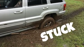 WHAT NOT TO DO WHEN YOUR CAR IS STUCK IN THE MUD