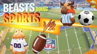 BEASTS DOING SPORTS | Party Animals