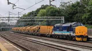 Amazing Locomotive Variety @ Tamworth Railway Station 16-08-21 Class 37/43/57/60/66/67/70/88/90/92