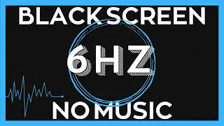 Best Binaural Theta waves Meditation - 6 Hz 2 hours pure binaural beat no music on black screen