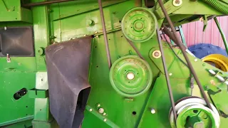 Cleaning out Combine - End of Year