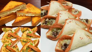 I've never eaten such delicious toast❗ 3 Easy and quick breakfast recipes