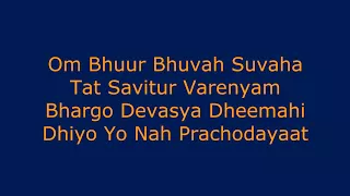 Gayatri Mantra - Sathya Sai Baba, 108x
