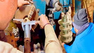 Top 10 Lathe Machine work .How to make axle and shaft & gear and pulley on Lathe and Milling Machine