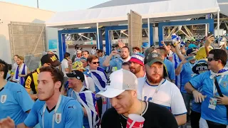 Болельщики Уругвая после матча со сборной России