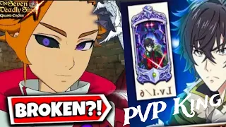 The PVP King is Back CHAOS ARTHUR 👑 With Sheild Hero PvP  SHOWCASE!! |  Seven Deadly Sin:Grand Cross
