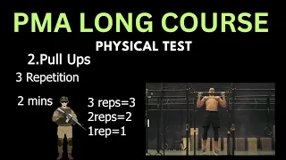 Pakistan Army  physical test |running,pull ups,ditch crossing,push ups,sit ups|PMA LONG COURSE