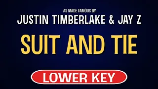 Justin Timberlake feat. Jay Z - Suit And Tie | Karaoke Lower Key
