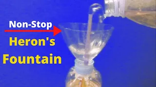 How to make heron's fountain | Nonstop fountain