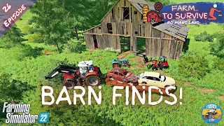 BARN FINDS! - No Mans Land - Episode 26 - Farming Simulator 22