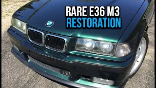 Restoring a Super RARE BMW E36 M3