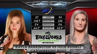 FAC X Kayla Barrington vs Julie Russell