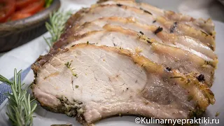 Мягкая и сочная запеченная свиная корейка на кости - Ариста по-флорентийски| Arista alla fiorentina