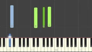 gnash - i hate u, i love u ft. olivia o'brien piano synthesia tutorial