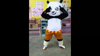 Sporting kungfu panda