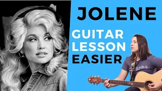 JOLENE Guitar Lesson EASY STRUMMING Version