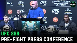 UFC 259 Pre-Fight Press Conference: Israel Adesanya vs. Jan Blachowicz