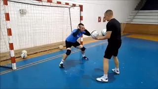 Futsal goalkeeper training - compilation October 2017