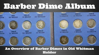 Barber Dime Album - An Overview of Barber Dime Series in Old Whitman Album