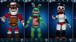 FNAF AR Christmas animatronics workshop animations