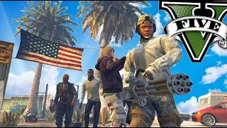 УКРАЛ ВОЕННОЕ СНАРЯЖЕНИЕ В ЗОМБИ АПОКАЛИПСИС В GTA 5! День 8. МОДЫ ГТА 5