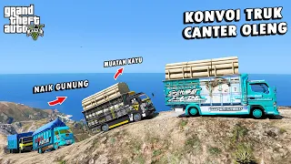 KONVOI OFFROAD TRUK CANTER OLENG Naik Ke Puncang GUNUNG TERTINGGI Di GTA 5