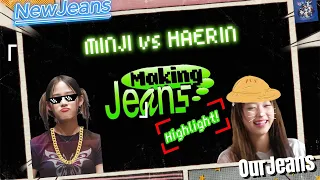 Minji and Haerin fight! NewJeans Catnipz moments 🐻🆚🐱
