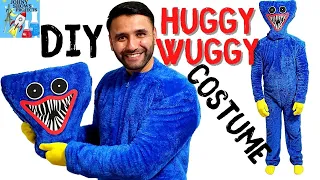 How I made DIY HUGGY WUGGY Costume IN REAL LIFE From Scratch FULL COSTUME Tutorial