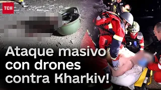 😱 Ataque masivo con drones contra Kharkiv! (Масована атака безпілотниками по Харкову!)