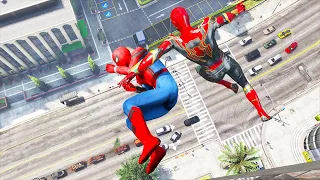 Spiderman vs Funny GTA 5 NPC's