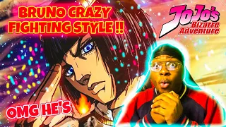 Non Jojo Fan Reacts - Bruno Bucciarati Having The Best Fight Choreography Reaction