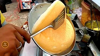 Famous Super Fluffy Omelette of Hyderabad | ऐसे बनता है Wow Fluffy Omelette | Stree Food Hyderabad