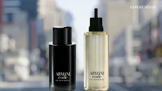ARMANI CODE EAU DE TOILETTE, the responsible fragrance by Giorgio Armani