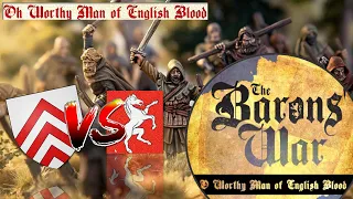 ''Oh Worthy Man of English Blood'' Barons War Rules Campaign Supplement- Flip -Through