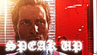 Freddie Dredd - Speak Up. American Psycho "Patrick Bateman" -  4K Edit