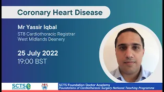 SCTS Foundation Doctor Academy | Session 1: Coronary Heart Disease