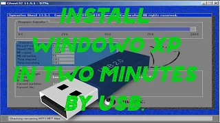 how to make ms dos bootable usb for window xp install in shortcut way