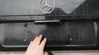 Доводчики крышки багажника w140