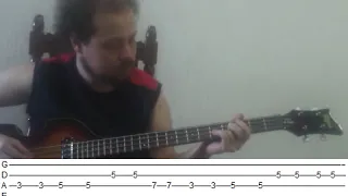 i wanna hold your hand (bass tab + cover)